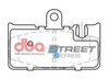 Zadní brzdové destičky DBA Brake Pads Street Series Ceramic - DB1497SS LEXUS LS430 XF30 RX300