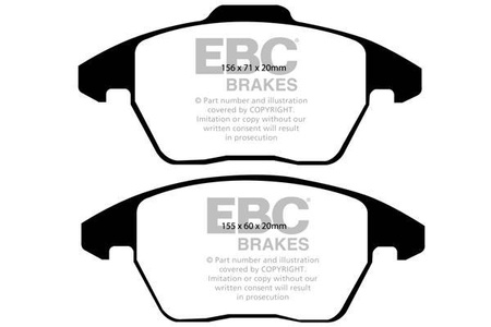 DP1517/2 - Sada brzdových destiček Série ULTIMAX2 EBC Brakes