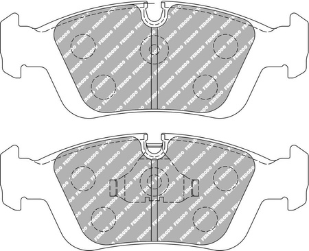 Přední brzdová destička Ferodo Racing DS3000 FCP725R BMW 3 E36 Compact E46 Z3 Z3 Roadster E36