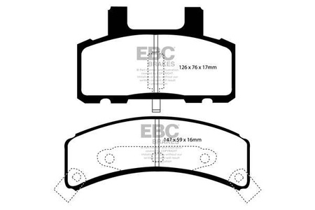 DP41273R - Sada brzdových destiček Série YELLOWSTUFF EBC Brakes