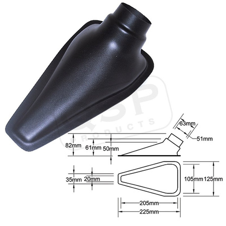 Vstup ventilace brzdového systému