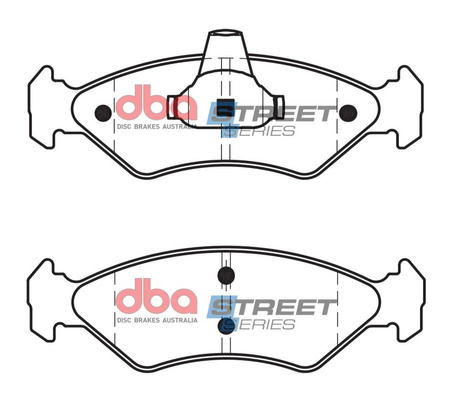 Přední brzdové destičky DBA Brake Pads Street Series Ceramic - DB1373SS FORD Courier Fiesta Mk4 Puma MAZDA 121