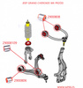 Pouzdro předního (horního) ramene MPBS: 2900808 Jeep Commander XK / XH, Grand Cherokee III WK/WH,