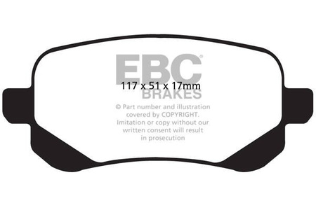 DP1840 - Sada brzdových destiček Série ULTIMAX2 EBC Brakes