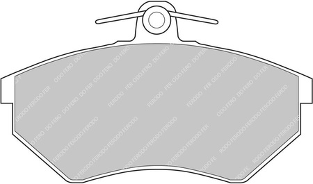 Přední brzdová destička Ferodo Racing DS3000 FCP774R AUDI 80 90 Cabrio Coupe Quattro SEAT Cordoba Ibiza Ibiza II Inca Toledo VOLKSWAGEN Corrado Golf Jetta PASSAT Polo II Classic Variant Scirocco Vento,