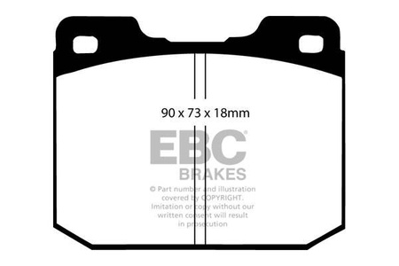 DP175/2 - Sada brzdových destiček Série ULTIMAX2 EBC Brakes
