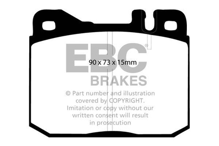 DP3261C - Sada brzdových destiček Série REDSTUFF EBC Brakes