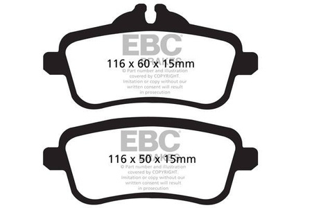 DPX2137 - Sada brzdových destiček Série ULTIMAX2 EBC Brakes