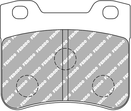 Přední brzdová destička Ferodo Racing DS2500 FCP535H CITROEN AX Saxo PEUGEOT 106,