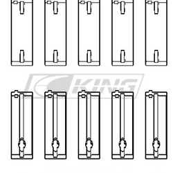 Obal hlavního ložiska King MAZDA B6, B6-T, ZM, B3, B5 - MB5304XP.026