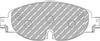 Přední brzdová destička Ferodo Racing DS3.12 FCP4433G AUDI A3 Q2,TT FV3 Roadster FV9 CUPRA FORMENTOR KM7 SEAT ATECA SKODA OCTAVIA III SUPERB VOLKSWAGEN ARTEON GOLF ALLTRACK BA5 VIII CG5 SPORTSVAN SPORTSVAN AM1 Golf VI Cabriolet PASSAT TIGUAN TOURAN