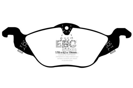 DP1184 - Sada brzdových destiček Série ULTIMAX2 EBC Brakes
