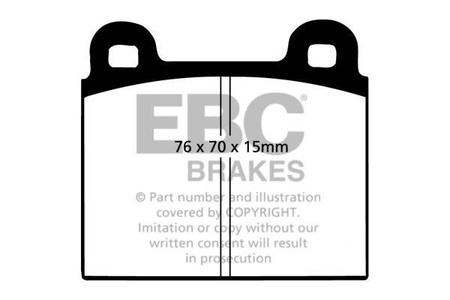 DP8103RPX - Sada závodních brzdových destiček Série RP-X Racing EBC Brakes