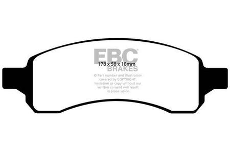 DP31761C - Sada brzdových destiček Série REDSTUFF EBC Brakes