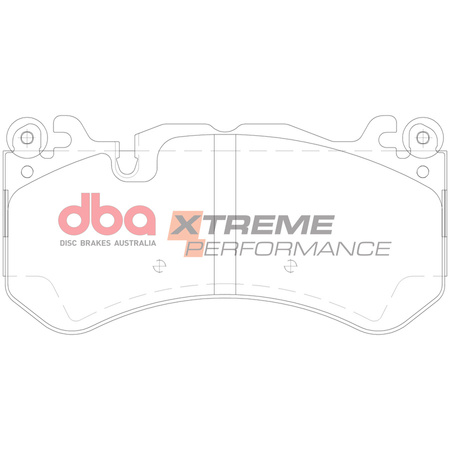 Přední brzdové destičky DBA Brake Pads Xtreme Performance Hawk HB731x.620 - DB15033XP MASERATI Quattroporte M156 MERCEDES-BENZ AMG GT 4 Door Coupe 43 4Matic 53 63 S C Roadster R C-Class W204 C63 W205 Cabriolet A205 C204 C205 Estate S204 S205 CL-Class