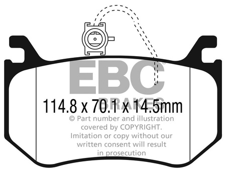 DP52326NDX - Sada brzdových destiček Série BLUESTUFF NDX EBC Brakes