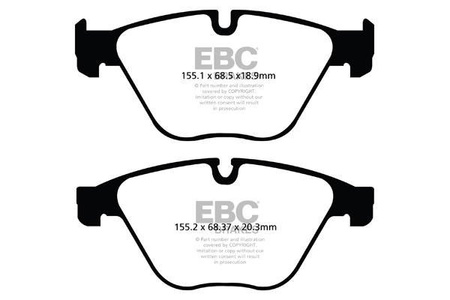 DPX2103 - Sada brzdových destiček Série ULTIMAX2 EBC Brakes