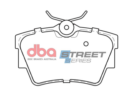 Zadní brzdové destičky DBA Brake Pads Street Series Ceramic - DB1389SS FIAT Talento NISSAN NV300 Primastar OPEL Vivaro Combi Life RENAULT Trafic CPV Passenger VAUXHALL VOLKSWAGEN Caravelle Transporter Kombi