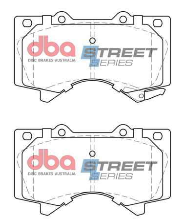 Přední brzdové destičky DBA Brake Pads Street Series Semi-metallic - DB1838SS LEXUS LX450 LX570 TOYOTA Landcruiser 200 series Sequoia