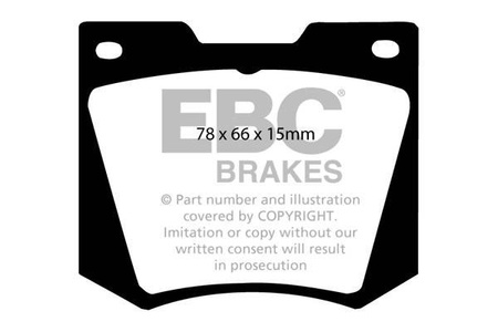 DP258 - Sada brzdových destiček Série ULTIMAX2 EBC Brakes
