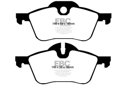 DP1388 - Sada brzdových destiček Série ULTIMAX2 EBC Brakes