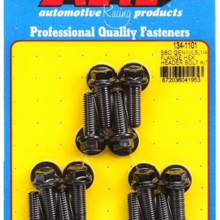 Sady čepů pro záhlaví ARP 134-1101 SBC GENIII/LS 1/4 FLANGE HEX HEADER BOLT KIT Chevrolet LS Gen III IV