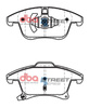Přední brzdové destičky DBA Brake Pads Street Series Ceramic - DB2405SS FORD Galaxy Mk3 Mondeo Estate Mk5 Hatchback Saloon S-Max Mk2