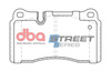 Přední brzdové destičky DBA Brake Pads Street Series Semi-metallic - DB2073SS LAND ROVER Range L322 Sport L320