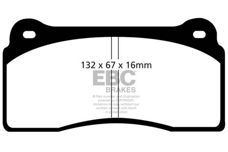 DP51110NDX - Sada brzdových destiček Série BLUESTUFF NDX EBC Brakes