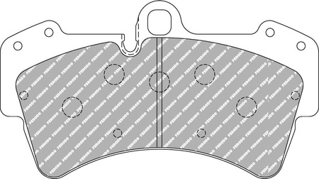 Přední brzdová destička Ferodo Racing DS2500 FCP1626H AUDI Q7 Q7 4L PORSCHE CAYENNE 955 7LA/7L6/7L7 