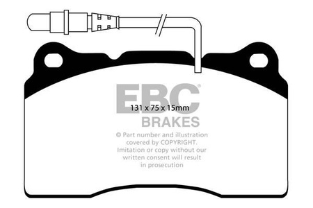 DP1419 - Sada brzdových destiček Série ULTIMAX2 EBC Brakes