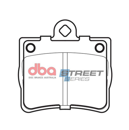 Zadní brzdové destičky DBA Brake Pads Street Series Ceramic - DB1418SS MERCEDES-BENZ C-Class W202 C180 C200 C220 D C230 C250