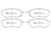Přední brzdové destičky DBA Brake Pads Xtreme Performance ECE R90 certified Hawk HB533x.668 - DB1722XP SUBARU Forester Legacy Levorg VM Outback Tribeca