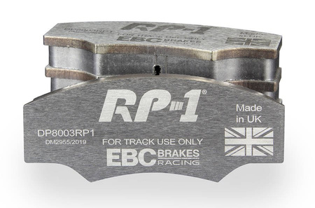 DP8003RP1 - Sada závodních brzdových destiček Série RP-1 Racing EBC Brakes