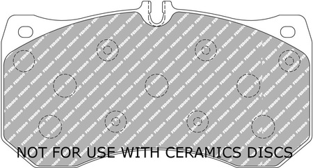 Přední brzdová destička Ferodo Racing DS2500 FCP4466H AUDI A6 4G2 C7 4GC Allroad 4GH 4GJ Avant 4G5 4GD A7 Sportback 4GA 4GF A8 4H,