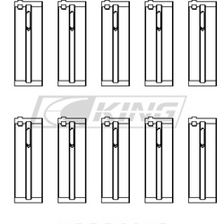 Obal hlavního ložiska King HONDA D-SERIES, F23A, F23Z, 16V - MB5568XP STDX
