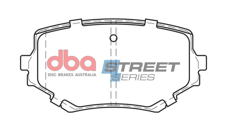 Přední brzdové destičky DBA Brake Pads Street Series Ceramic - DB1312SS SUZUKI Grand Vitara TD11W TD31W Van