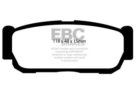 DP1560 - Sada brzdových destiček Série ULTIMAX2 EBC Brakes