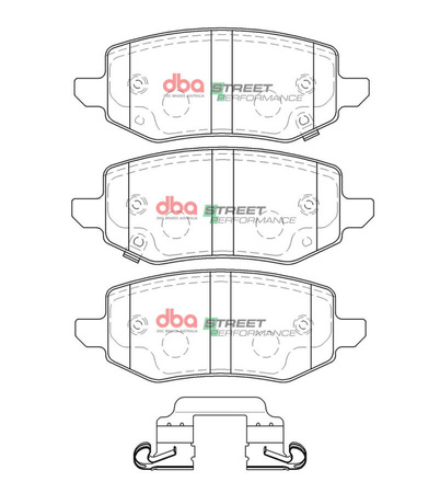 Brzdové destičky DBA Zadní brzdové destičky Street Performance - DB15094SP