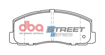 Přední brzdové destičky DBA Brake Pads Street Series Ceramic - DB319SS MITSUBISHI Aust NZ Chariot Colt Cordia Galant Lancer Estate Saloon Mirage Space Wagon Tredia