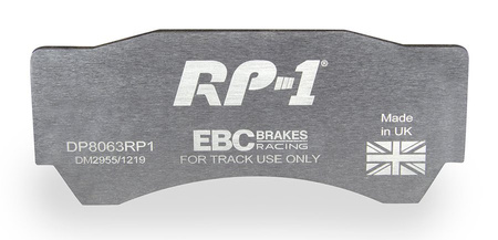 DP8063RP1 - Sada závodních brzdových destiček Série RP-1 Racing EBC Brakes