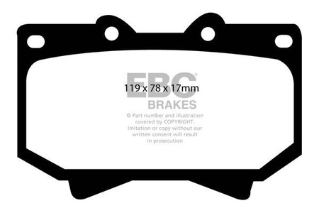 DP51319NDX - Sada brzdových destiček Série BLUESTUFF NDX EBC Brakes