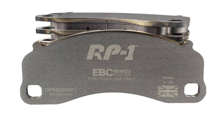 DP82206RP1 - Sada závodních brzdových destiček Série RP-1 Racing EBC Brakes