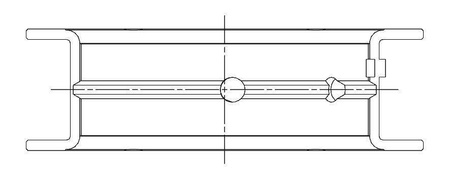 Plášť hlavního ložiska ACL Mitsubishi 4G63/T/4G64 '83-92 0.25mm