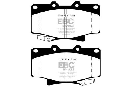 DP992 - Sada brzdových destiček Série ULTIMAX2 EBC Brakes