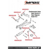 Sada pouzder odpružení - MPBS: 4503501 Opel Signum, Vectra C,