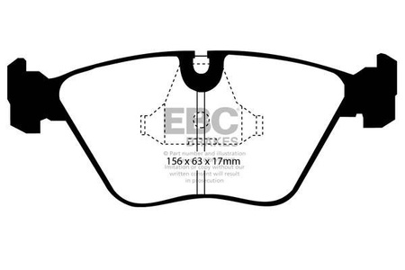 DP3689/2C - Sada brzdových destiček Série REDSTUFF EBC Brakes