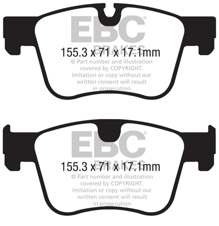 DPX2359 - Sada brzdových destiček Série ULTIMAX2 EBC Brakes