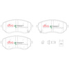 Přední brzdové destičky DBA Brake Pads Street Performance - DB15014SP MERCEDES-BENZ X-Class X220D 4-Matic X250D X350D NISSAN NP300 Navara D23