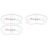 Přední brzdové destičky DBA Brake Pads Street Performance - DB2174SP HYUNDAI Kona Tucson Mk3 i-40 iX35 KIA Carens Cee'd JD Ceed CD Optima JF Sportswagon Pro-Cee'd ProCeed Soul EV Sportage JE QL SL XCeed e-Niro
